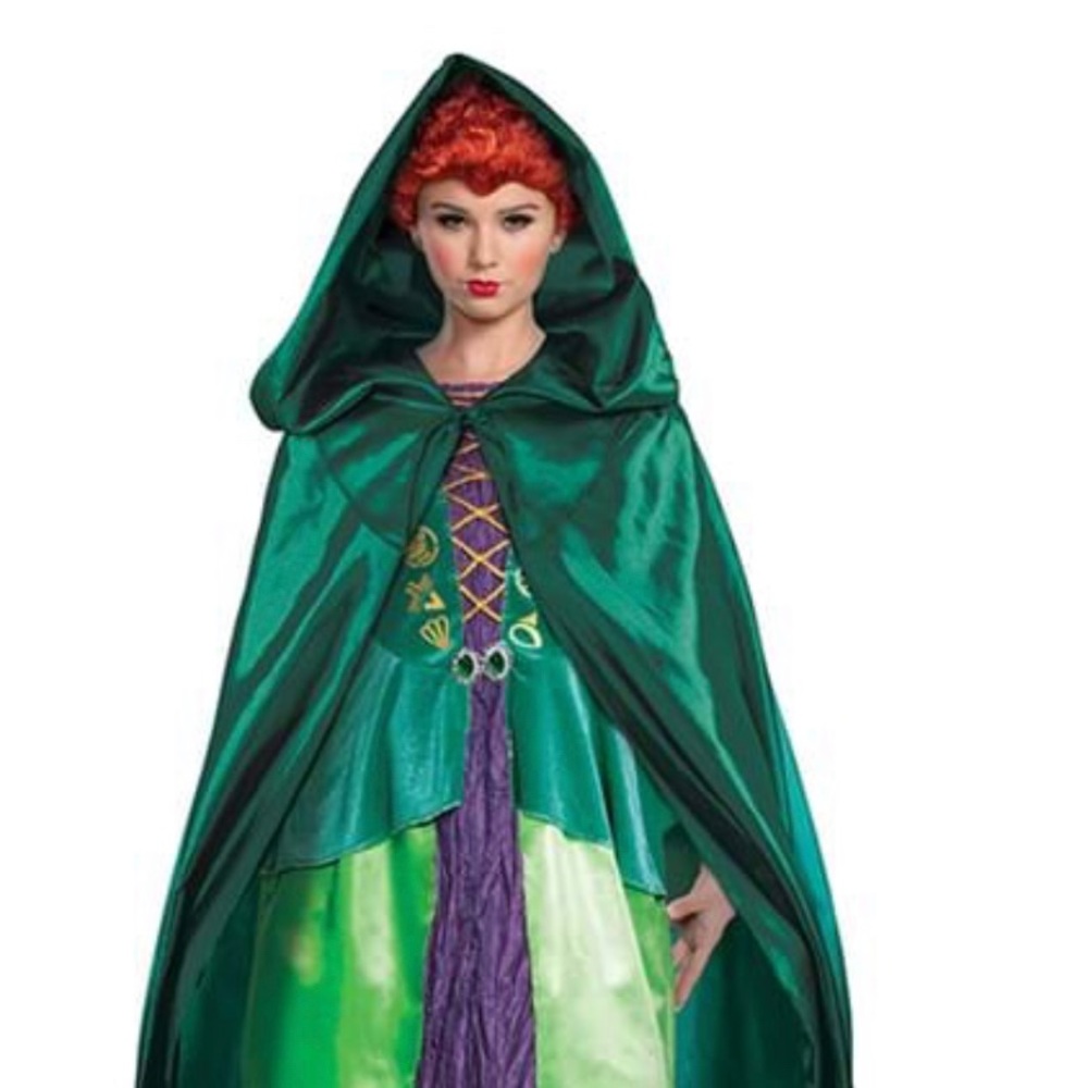 Disguise Hocus Pocus Wini adult cape costume. Nwt one size